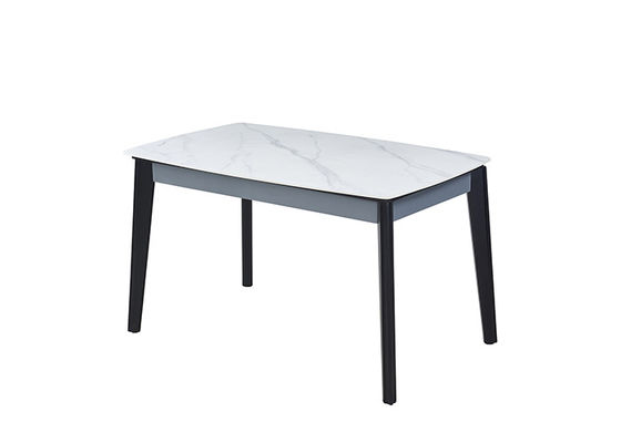 Stilvoller fester hölzerner nordischer Marmorspeisetisch ISO9001
