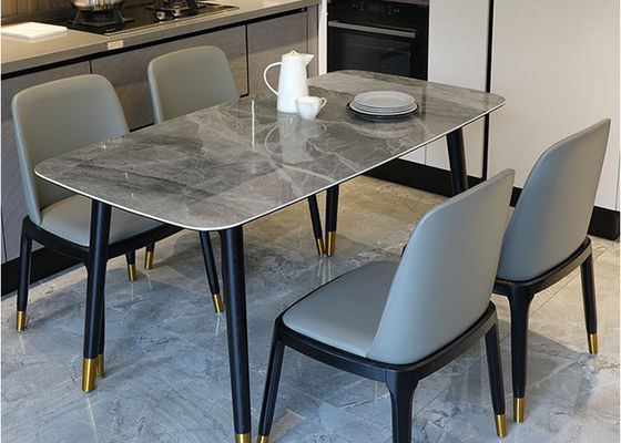 Familien-Luxusmarmorspeisetisch, Marmorcountertop-Speisetisch
