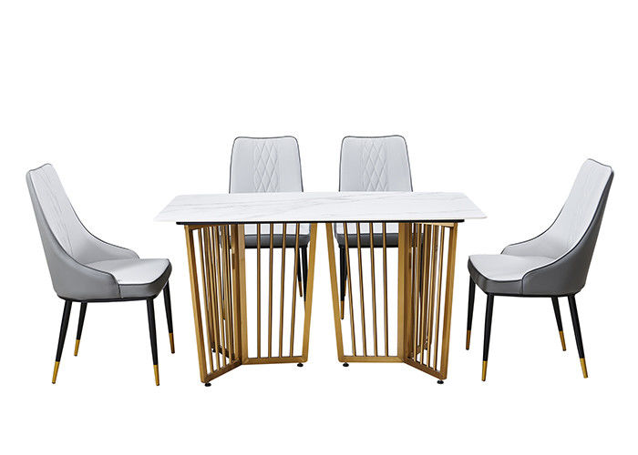 130x80x60cm Schiefer-Speisetisch, hölzerner Platten-Esszimmertisch
