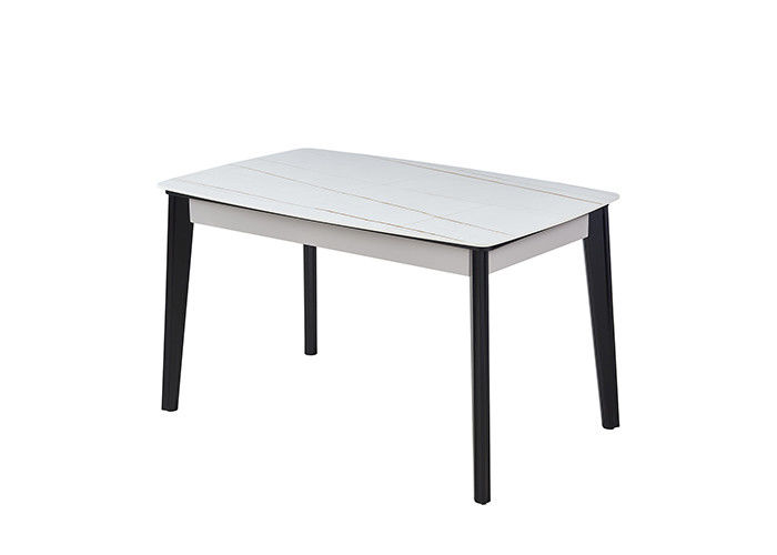 Einfacher Schiefer-Speisetisch des modernen Rocks des Brett-130x80x76cm