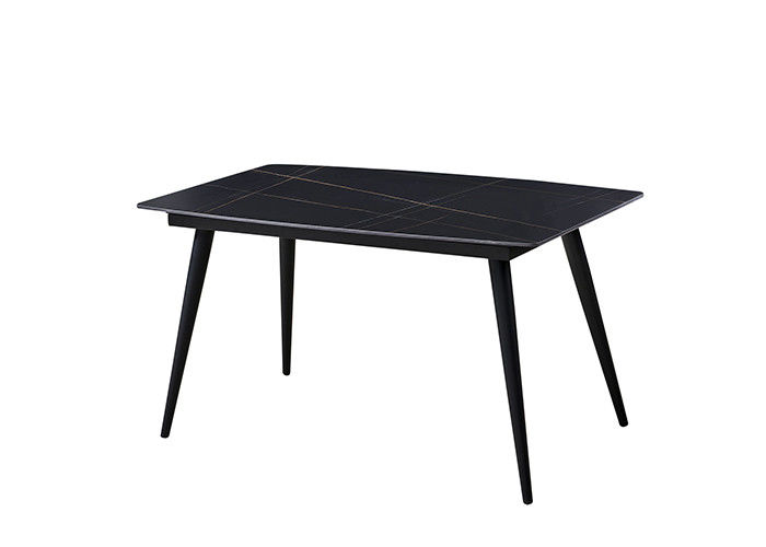 140x80x76cm Felsen-Blatt-Restaurant-Metallesszimmertisch