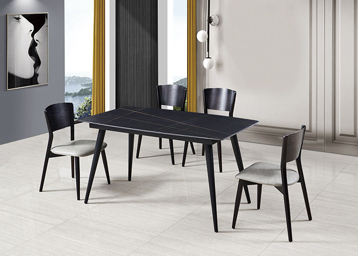 140x80x76cm Felsen-Blatt-Restaurant-Metallesszimmertisch