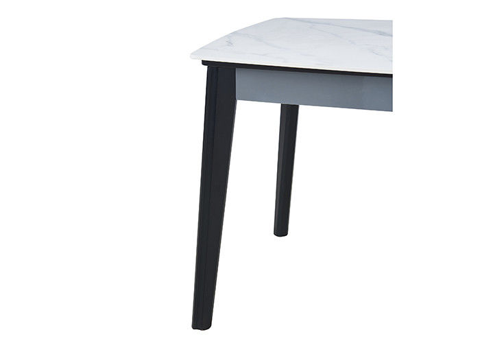 Stilvoller fester hölzerner nordischer Marmorspeisetisch ISO9001