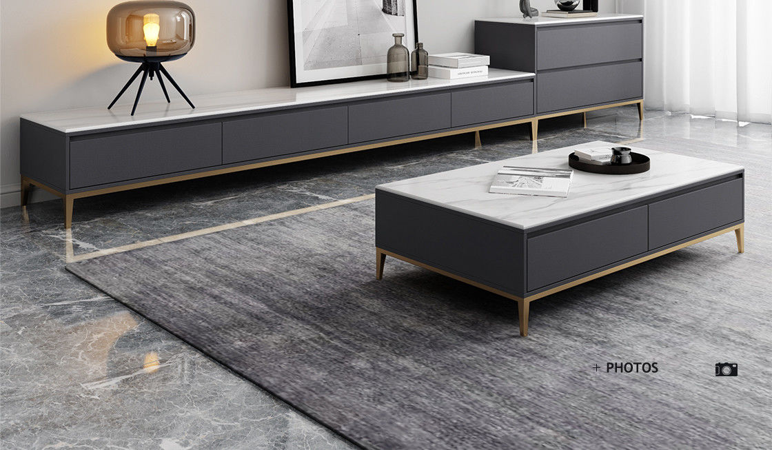 200x40x25cm unbedeutender Fernseheinheits-Couchtisch-Satz