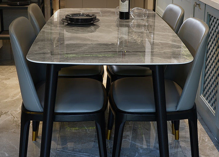 Familien-Luxusmarmorspeisetisch, Marmorcountertop-Speisetisch