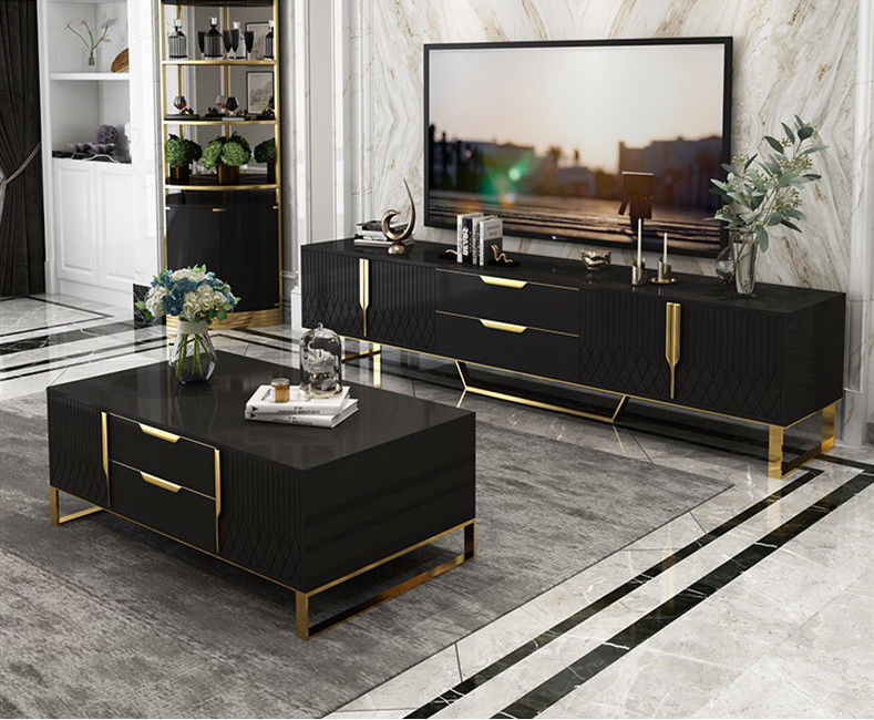 Moderner eleganter Haupt-Einheits-Couchtisch-Satz Fernseheniso9001