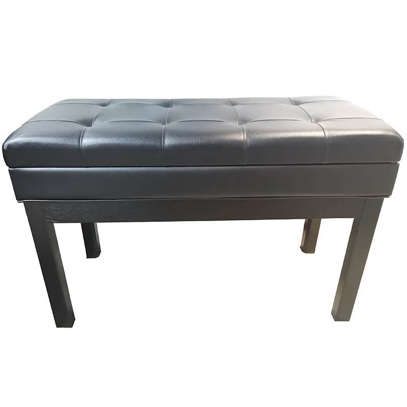 Antike doppelte Klavierhocker-Osmane Speicherlederne ODM 86cm hoch