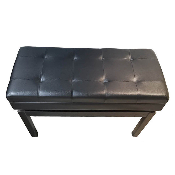 Antike doppelte Klavierhocker-Osmane Speicherlederne ODM 86cm hoch