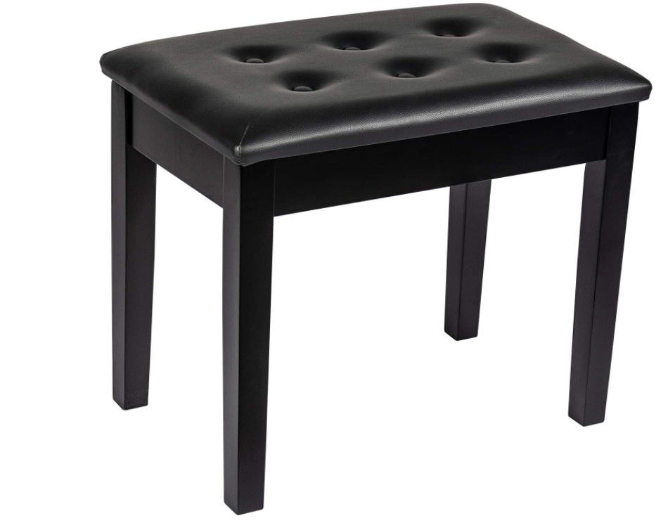 Duo-Tastatur-ODM-Doppelt-Klavier-Bank mit Speicherbreiter Seat-Faux-ledernem Schwarzem