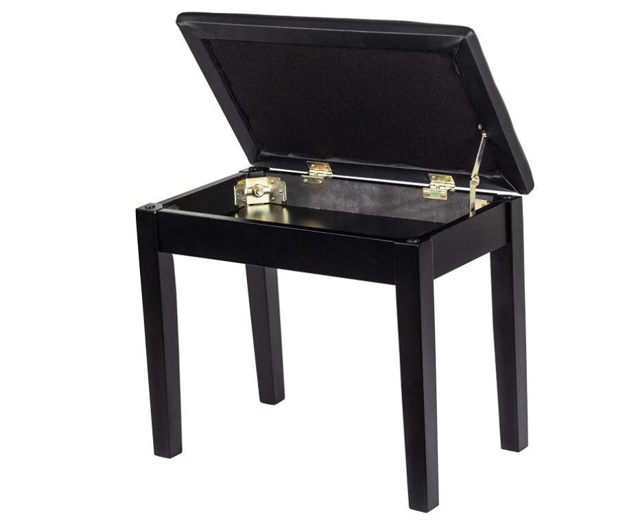 Duo-Tastatur-ODM-Doppelt-Klavier-Bank mit Speicherbreiter Seat-Faux-ledernem Schwarzem
