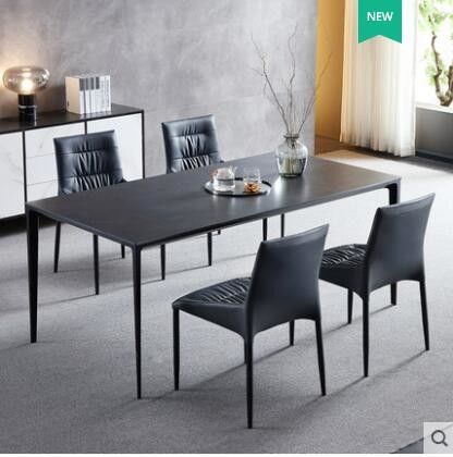Nordischer heller Luxusminimalist-Marmor-Speisetisch-Kratzer beständig